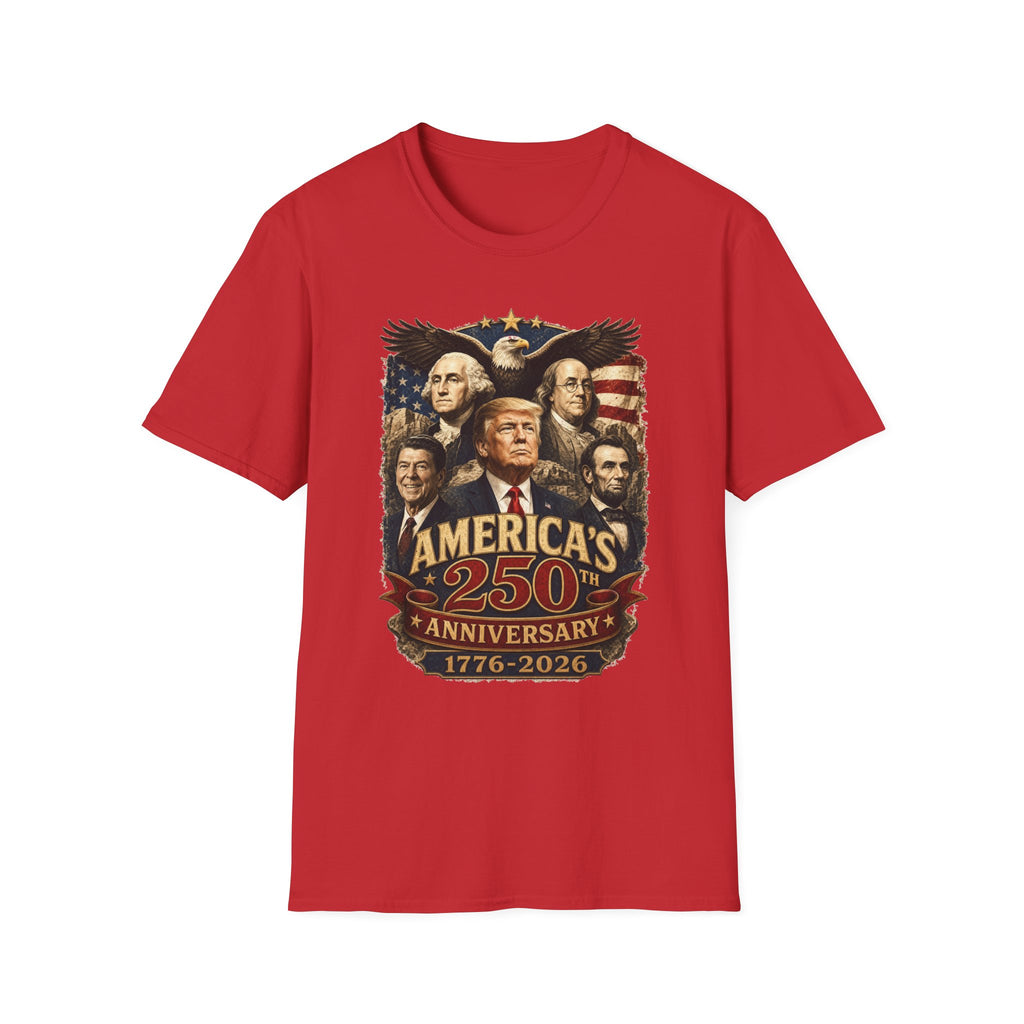 America's 250th Anniversary T-Shirt – 1776-2026 Patriotic Presidents Tee