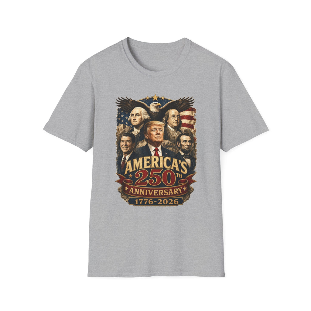 America's 250th Anniversary T-Shirt – 1776-2026 Patriotic Presidents Tee