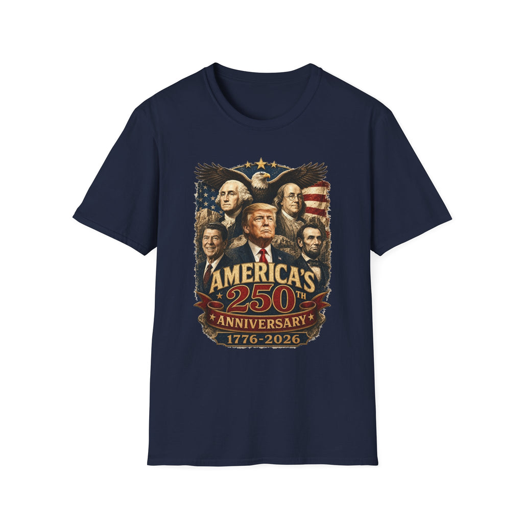 America's 250th Anniversary T-Shirt – 1776-2026 Patriotic Presidents Tee