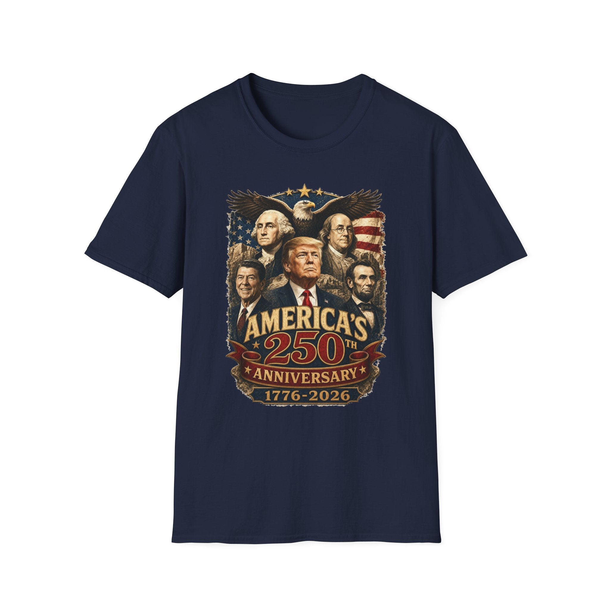America's 250th Anniversary T-Shirt – 1776-2026 Patriotic Presidents Tee